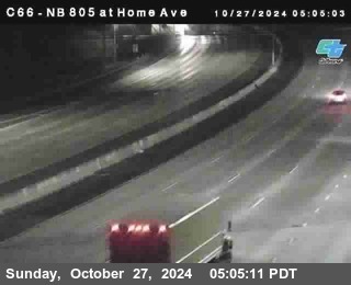 NB 805 at Home Ave (On Ramp)