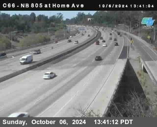 NB 805 at Home Ave (On Ramp)