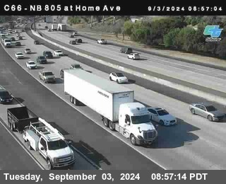 NB 805 at Home Ave (On Ramp)