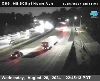 NB 805 at Home Ave (On Ramp)