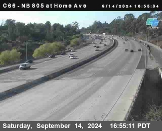 NB 805 at Home Ave (On Ramp)