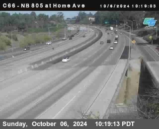 NB 805 at Home Ave (On Ramp)