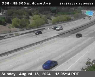 NB 805 at Home Ave (On Ramp)