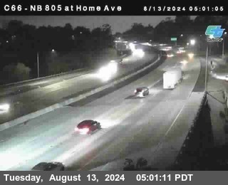 NB 805 at Home Ave (On Ramp)