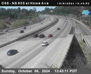 NB 805 at Home Ave (On Ramp)