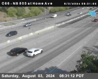 NB 805 at Home Ave (On Ramp)