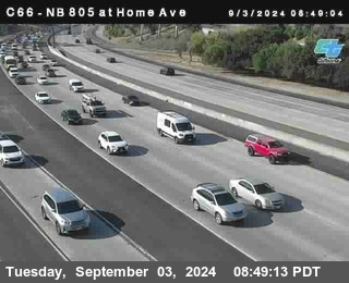 NB 805 at Home Ave (On Ramp)