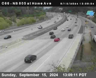 NB 805 at Home Ave (On Ramp)