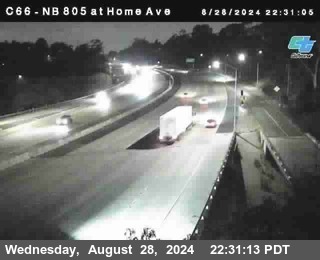 NB 805 at Home Ave (On Ramp)