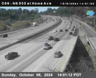 NB 805 at Home Ave (On Ramp)