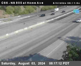 NB 805 at Home Ave (On Ramp)