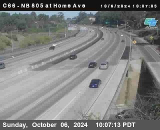 NB 805 at Home Ave (On Ramp)