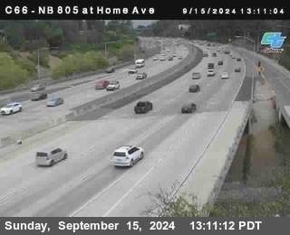 NB 805 at Home Ave (On Ramp)