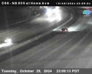 NB 805 at Home Ave (On Ramp)