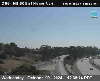 NB 805 at Home Ave (On Ramp)