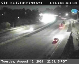 NB 805 at Home Ave (On Ramp)