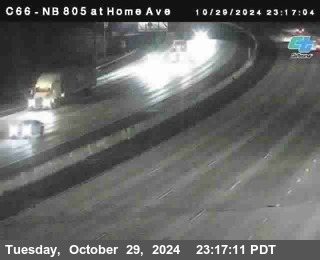 NB 805 at Home Ave (On Ramp)