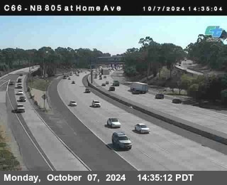 NB 805 at Home Ave (On Ramp)