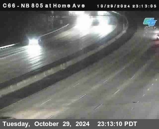 NB 805 at Home Ave (On Ramp)