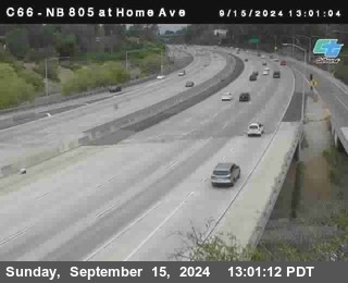 NB 805 at Home Ave (On Ramp)