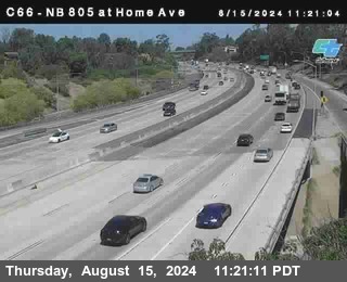 NB 805 at Home Ave (On Ramp)