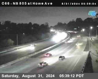 NB 805 at Home Ave (On Ramp)