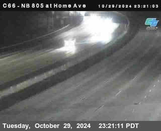 NB 805 at Home Ave (On Ramp)