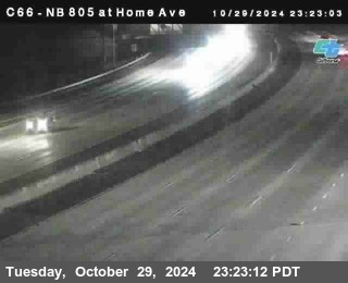 NB 805 at Home Ave (On Ramp)