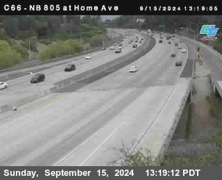 NB 805 at Home Ave (On Ramp)