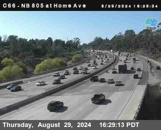 NB 805 at Home Ave (On Ramp)