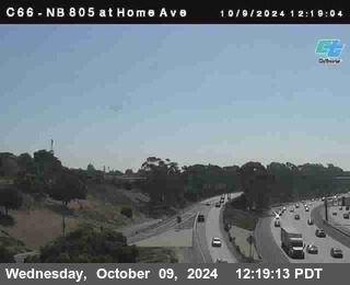 NB 805 at Home Ave (On Ramp)