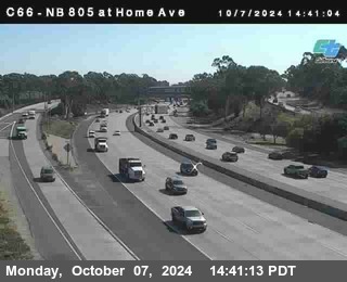 NB 805 at Home Ave (On Ramp)