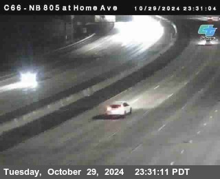 NB 805 at Home Ave (On Ramp)