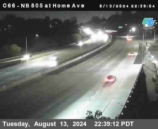 NB 805 at Home Ave (On Ramp)