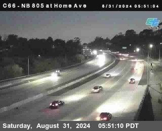 NB 805 at Home Ave (On Ramp)