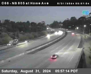 NB 805 at Home Ave (On Ramp)