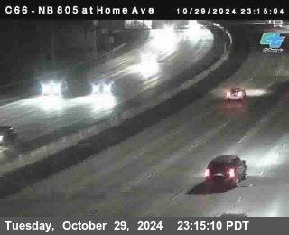 NB 805 at Home Ave (On Ramp)