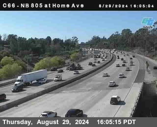 NB 805 at Home Ave (On Ramp)