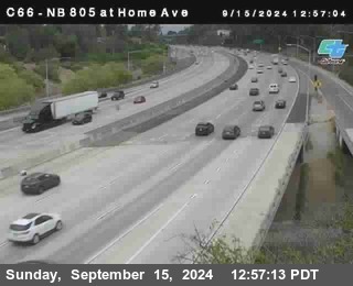 NB 805 at Home Ave (On Ramp)