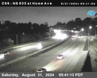 NB 805 at Home Ave (On Ramp)