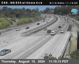 NB 805 at Home Ave (On Ramp)