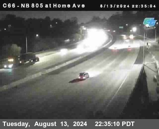 NB 805 at Home Ave (On Ramp)