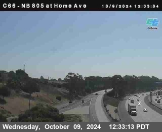 NB 805 at Home Ave (On Ramp)