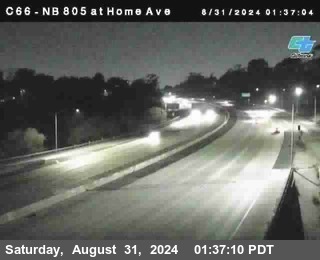 NB 805 at Home Ave (On Ramp)