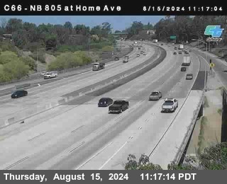 NB 805 at Home Ave (On Ramp)