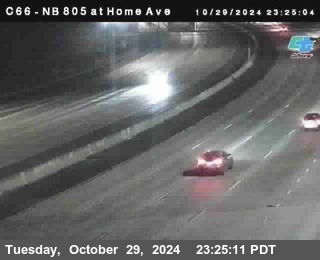 NB 805 at Home Ave (On Ramp)