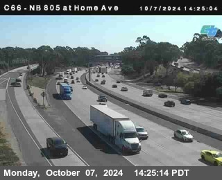 NB 805 at Home Ave (On Ramp)