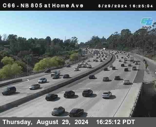 NB 805 at Home Ave (On Ramp)