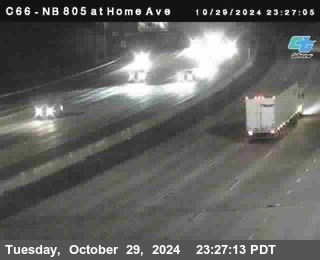 NB 805 at Home Ave (On Ramp)