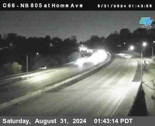 NB 805 at Home Ave (On Ramp)